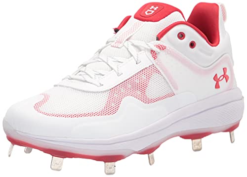 Under Armour Women's Glyde MT Softball Shoe, White (102)/White, 8 von Under Armour