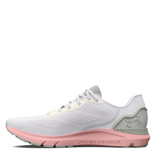 Under Armour HOVR Sonic 6 Laufschuh Damen weiß/korall, 10 US - 42 EU - 7.5 UK von Under Armour