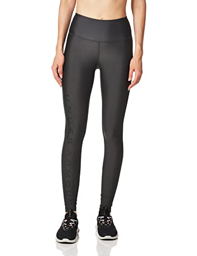 Under Armour Women's HeatGear Armour Branded Leggings , Jet Gray (010)/White , Small von Under Armour