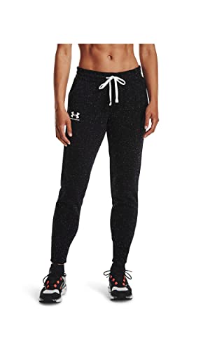 Under Armour Damen Rivale Baumwollmischung Fleece Joggers - Schwarz - S von Under Armour