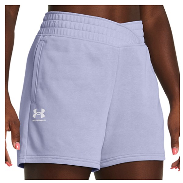 Under Armour - Women's Rival Terry Short - Shorts Gr S lila von Under Armour