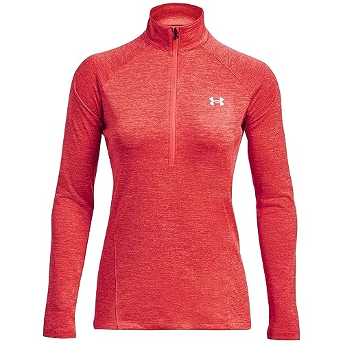 Under Armour Damen W's Tech 1/2 Zip-Twist Unterhemd, rot, L von Under Armour