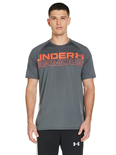 Under Armour Wordmark Tech 2.0 Kurzärmeliges Trikot, 012 Gris, L von Under Armour