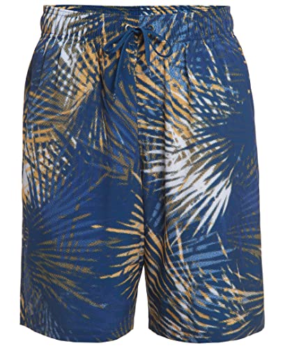 Under Armour mens Ua Halftone Palm Volley (M) Swim Trunks, Sp22 Deep Sea-2, Medium US von Under Armour