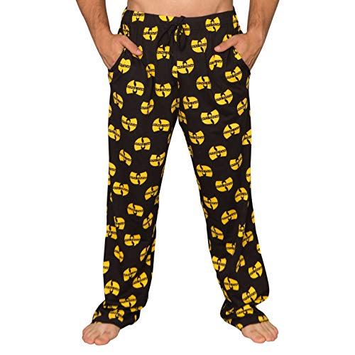 Underboss Wu Tang Clan Logo Yellow and Black Lounge Pants (Adult Medium) von Underboss