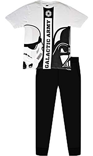 Herren-Pyjama-Set, Baumwolle, Größe S bis XL Gr. S, Star Wars (31551) Weiß von Undercover