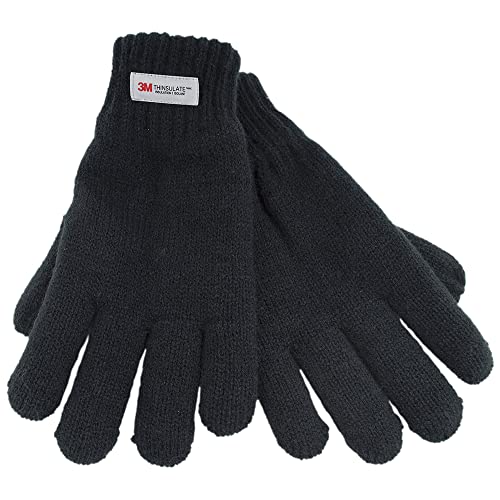 Kinder Thermo-Strickhandschuhe, Thinsulate, hochwertig, gestrickt, gefüttert, 1 oder 2 Stück, 1 Paar, 12-13 Jahre von Undercover