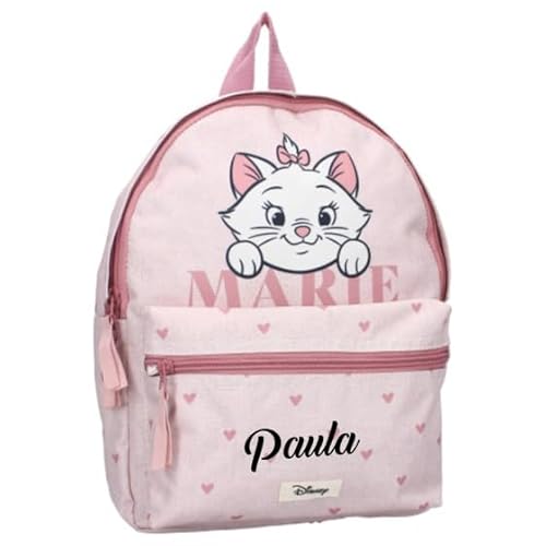 Kindergarten-Rucksack Disney Aristocats Mädchen Junge - Personalisiert mit Namen - Kleiner Rucksack Kinder - 2 Fächer von Undercover
