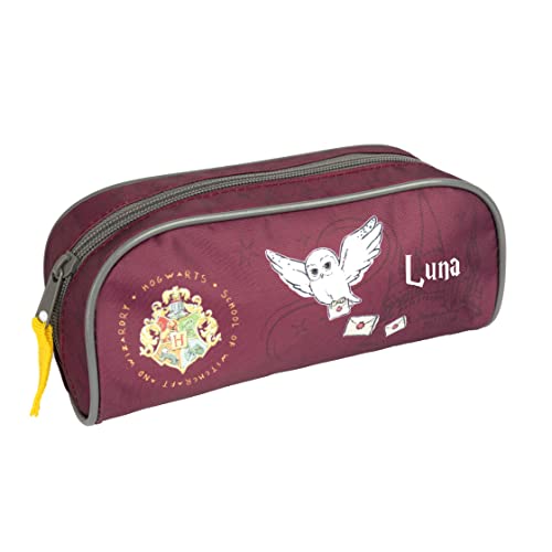 Personalisiertes Schlampermäppchen für Mädchen Jungen | Motiv Harry Potter mit Name für Kinder | Schüler-Etui Aufbewahrungsmappe für Schule und Daheim von Undercover