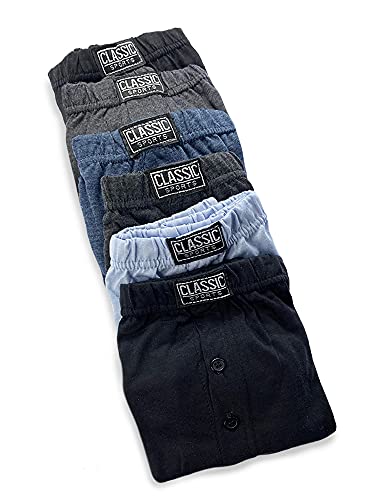 Undercover 6 Pairs Mens Cotton Rich Plain Boxers TF99 3XL von Undercover