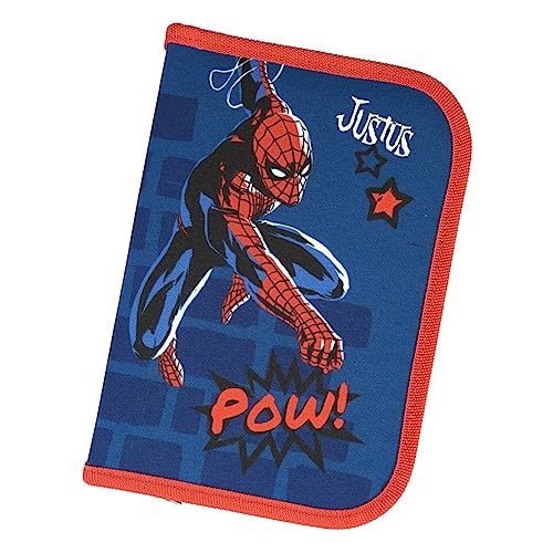 Undercover Gefüllte Federmappe Spider-Man mit Name personalisiert | Superhelden Federtasche Jungen mit Inhalt | Schüleretui Federmäppchen Set 30-teilig für Schulanfang von Undercover