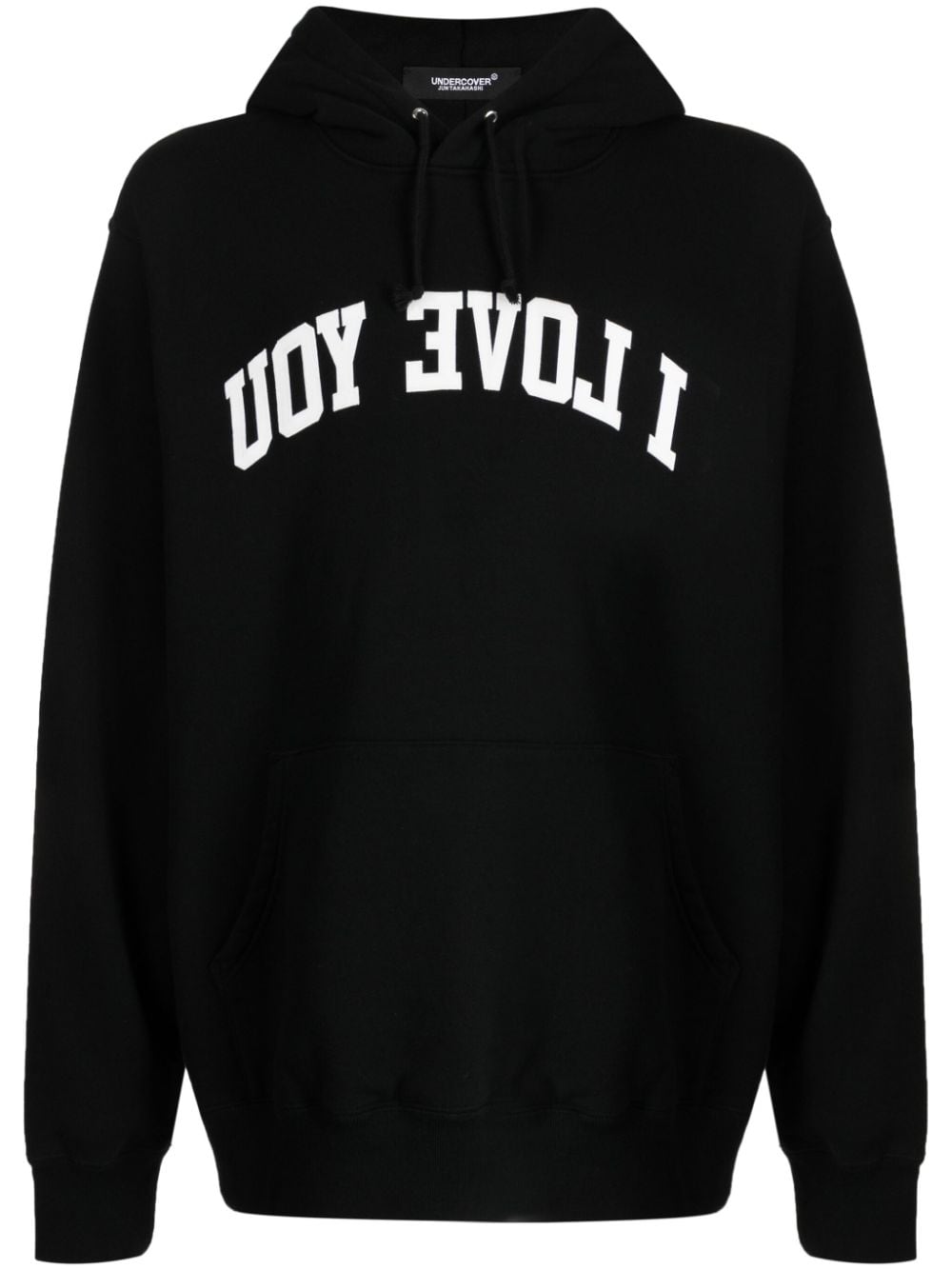 Undercover Hoodie mit Slogan-Print - Schwarz von Undercover