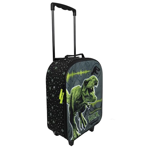 Undercover - Jurassic World Kinder Trolley - geräumiges Hauptfach - idealer Reisebegleiter - verstellbare und fixierbare Teleskopstange von Undercover