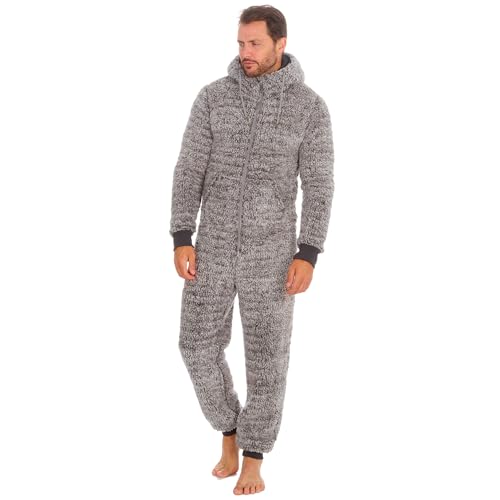 Undercover Mens Cargo Bay Sherpa Onesie 31B1491 Grey M-L von Undercover