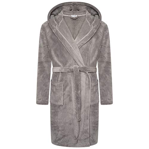 Undercover Mens Loungeable Fleece Dressing Gown 980101 Grey Medium von Undercover