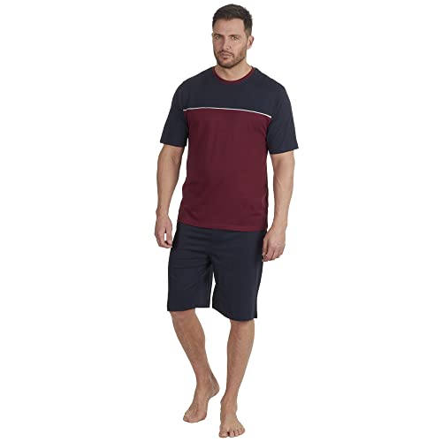 Undercover Mens Short Pyjamas 31B1712 Navy/Burgundy L von Undercover