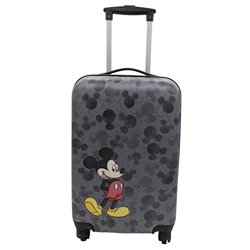 Undercover Kinder Hartschalen Trolley Handgepäck, 4 Rollen, 21 x 56 x 35 cm - 36 l, Motiv: Mickey Mouse von Undercover