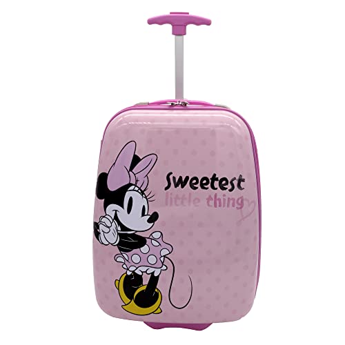 Undercover Kinder Hartschalen Trolley Handgepäck, 2 Rollen, 20 x 44 x 33 cm - 23 l, Motiv: Minnie Mouse von Undercover