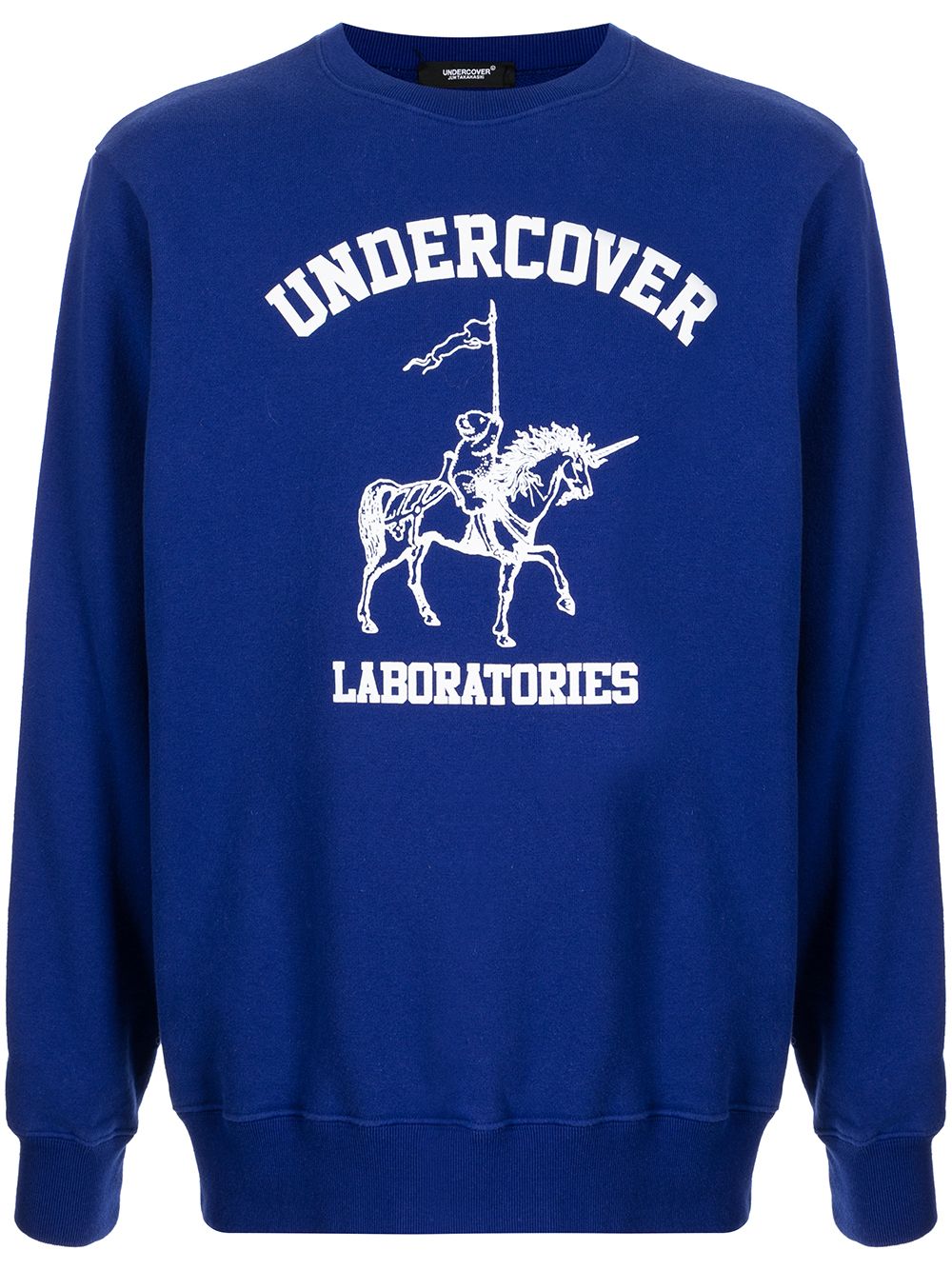 Undercover Sweatshirt mit Logo-Print - Blau von Undercover