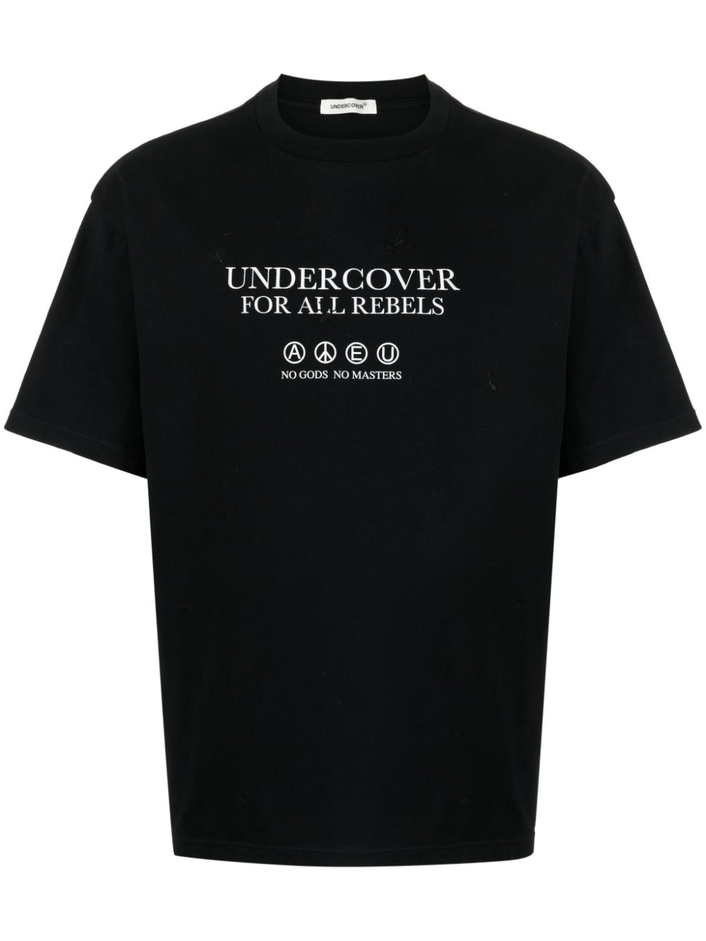 Undercover T-Shirt mit Slogan-Print - Schwarz von Undercover