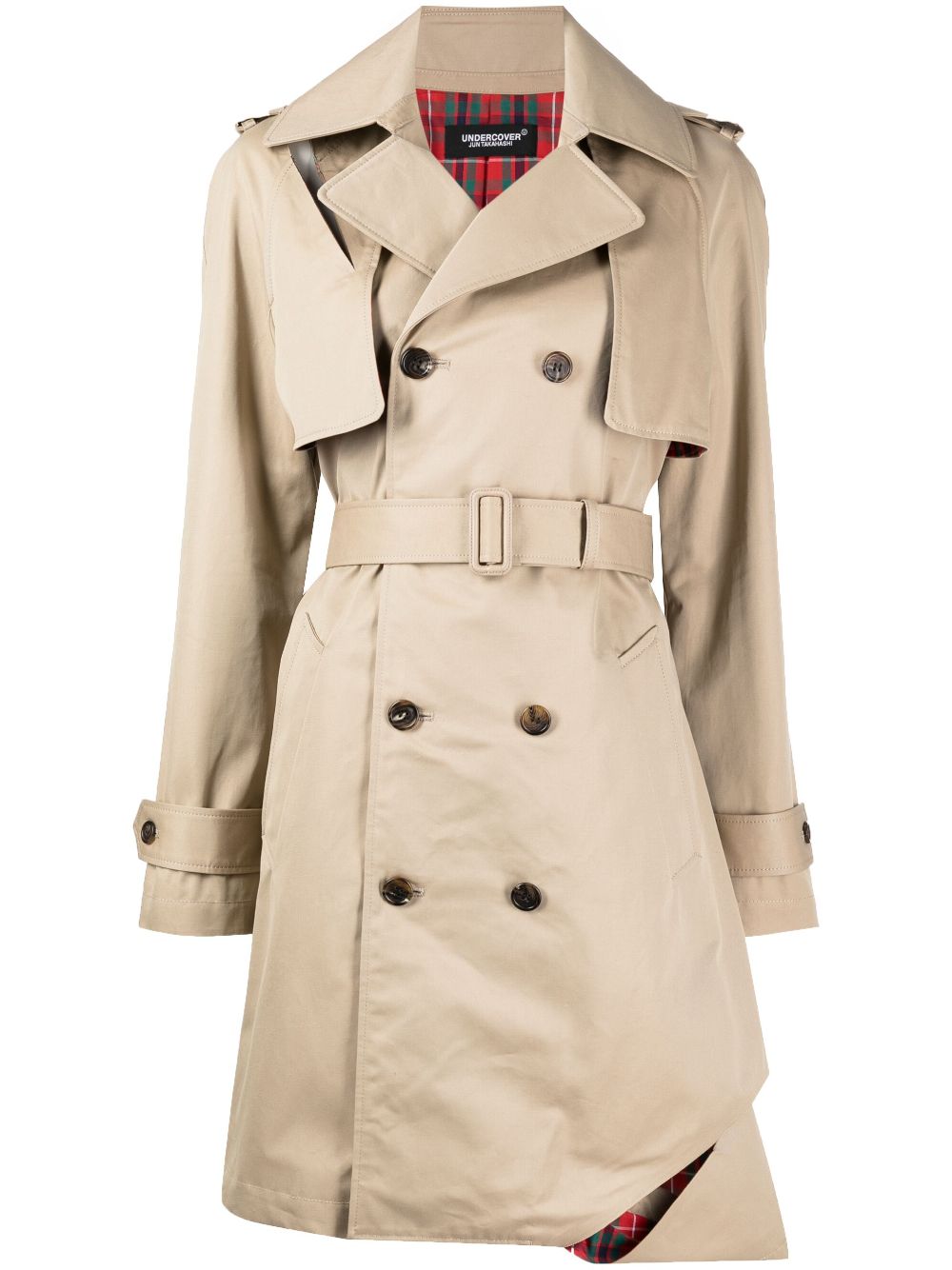 Undercover Trenchcoat mit Gürtel - Braun von Undercover