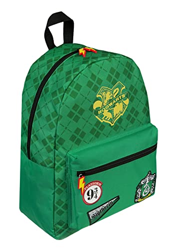 Undercover Unisex Kinder Slytherin Rucksack, Grün von Undercover