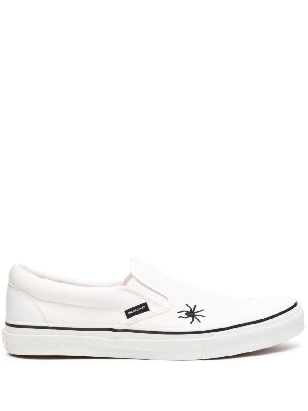 Undercover embroidered-detail slip-on sneakers - Weiß von Undercover