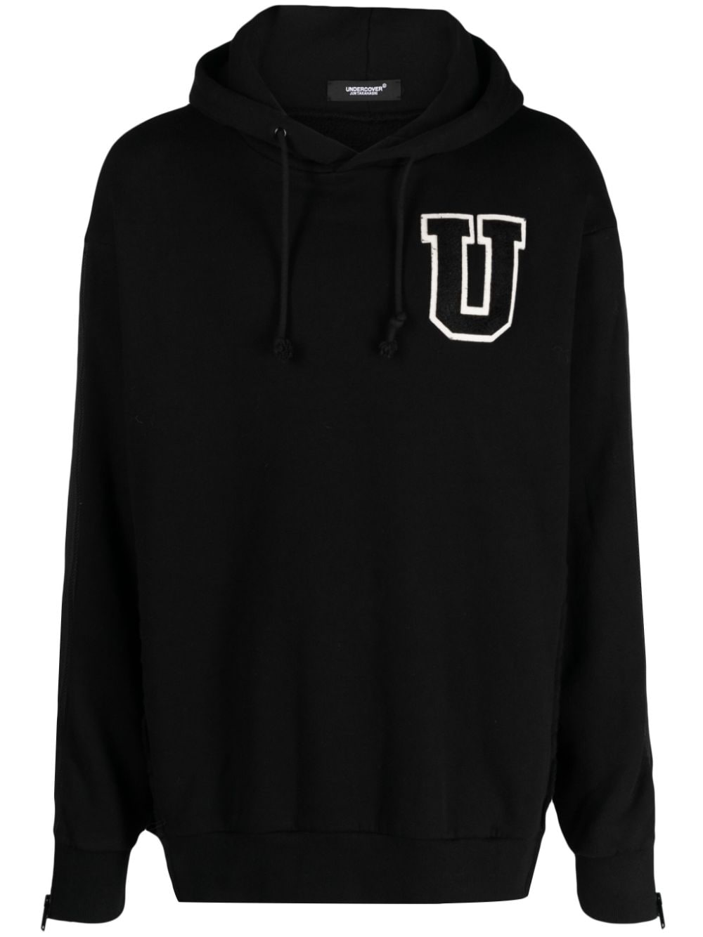 Undercover Hoodie mit Logo-Patch - Schwarz von Undercover