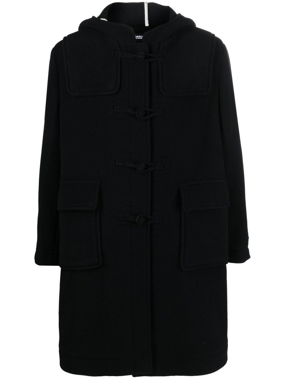 Undercover Mittellanger Dufflecoat - Schwarz von Undercover