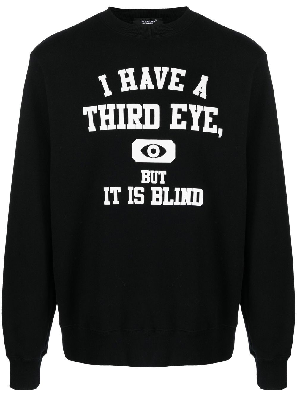 Undercover Sweatshirt mit Slogan-Print - Schwarz von Undercover