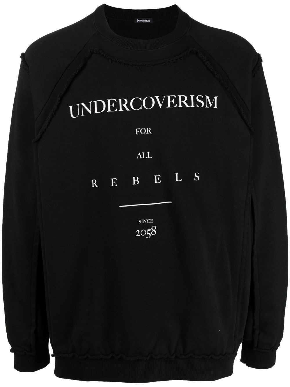 Undercoverism Pullover mit Logo-Print - Schwarz von Undercoverism