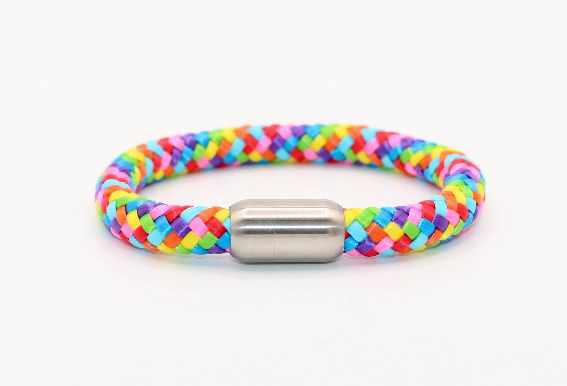 Segeltau Armband Rainbow 8 Mm Mit Edelstahl Magnetverschluss Unisex Herren Damen Segeltau Armband Rainbow 8 Mm Mit Edelstahl Magnetverschluss Unisex Herren Damen von UnderdogDesigns1