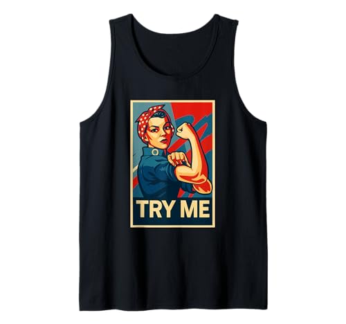 Try Me Empowerment für Frauen, unterschätze Mich, das Wird Spaß Machen Tank Top Try Me Empowerment für Frauen, unterschätze Mich, das Wird Spaß Machen Tank Top von Underestimate No Women Gear