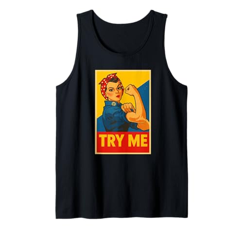 Try Me Empowerment für Frauen, unterschätze Mich, das Wird Spaß Machen Tank Top Try Me Empowerment für Frauen, unterschätze Mich, das Wird Spaß Machen Tank Top von Underestimate No Women Gear