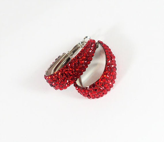 Ballroom Swarovski Ohrringe Hoop Ballroom Swarovski Ohrringe Hoop von Underthecoversco