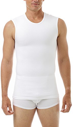 Underworks Cotton Concealer Compression Muscle Shirt Top M Weiß von Underworks
