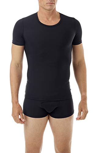 Underworks Herren Extrem Brustfett Bandage reduzier T'Shirt M Schwarz von Underworks