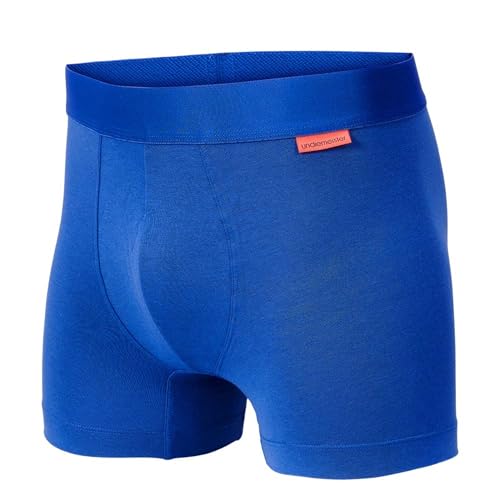 Undiemeister Herren Boxershorts aus Baumwolle/Mellowood - Premium Unterhosen für Männer - Atmungsaktive Boxershorts für optimalen Komfort - Arctic Sea - Große XXL von Undiemeister