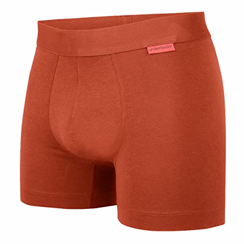 Undiemeister Herren Boxershorts aus Baumwolle/Mellowood - Premium Unterhosen für Männer - Atmungsaktive Boxershorts für optimalen Komfort - Canyon Dust - Große M von Undiemeister