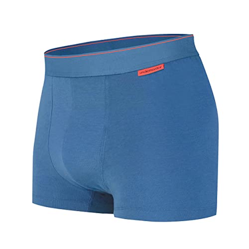 Undiemeister Herren Trunks aus Bio Baumwolle/Mellowood - Premium Unterhosen für Männer - Atmungsaktive Trunks für optimalen Komfort - Iced Glacier - Große L von Undiemeister