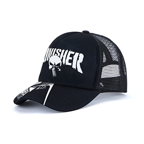 Undify Anime Baseball Cap Punisher Hat Snapback Hut für Männer Jungen Mädchen Verstellbar, mehrfarbig, One size von Undify