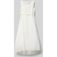 Une Hautre Couture Kleid mit floralen Stickerein in Ecru, Größe 128 Une Hautre Couture Kleid mit floralen Stickerein in Ecru, Größe 128 von Une Hautre Couture