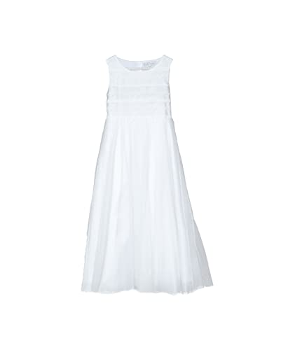 Une Hautre Couture Mädchen Kommunionkleid Kommunion Kleid Festkleid Blumenmädchen Cocktailkleid Party Hochzeit Mädchen Kleid Brautjungfer Ivory (as3, Numeric, Numeric_164, Regular) von Une Hautre Couture