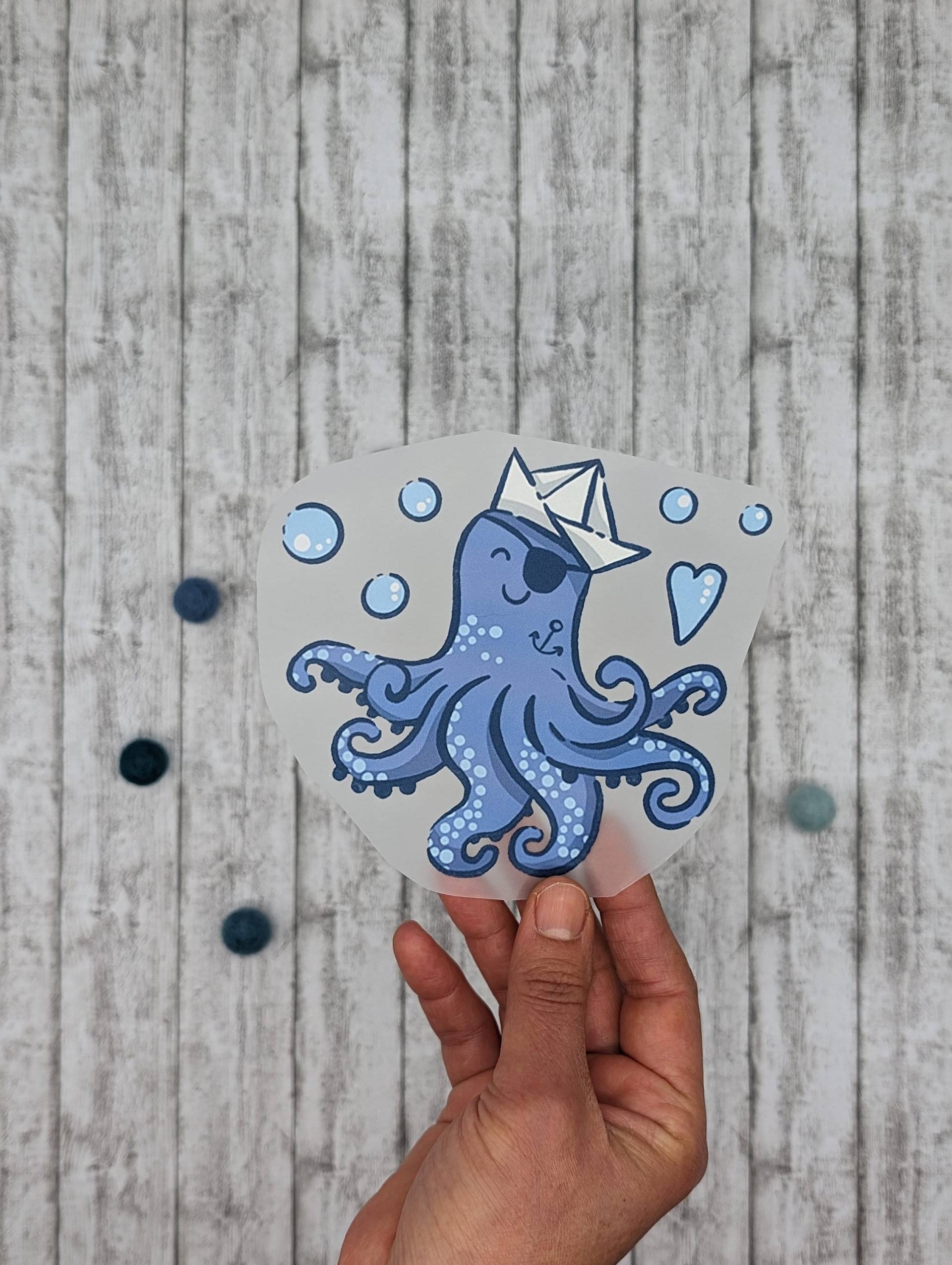 Bügelbild "Krake/Oktopus" Bügelbild "Krake/Oktopus" von UnePetiteCoccinelle