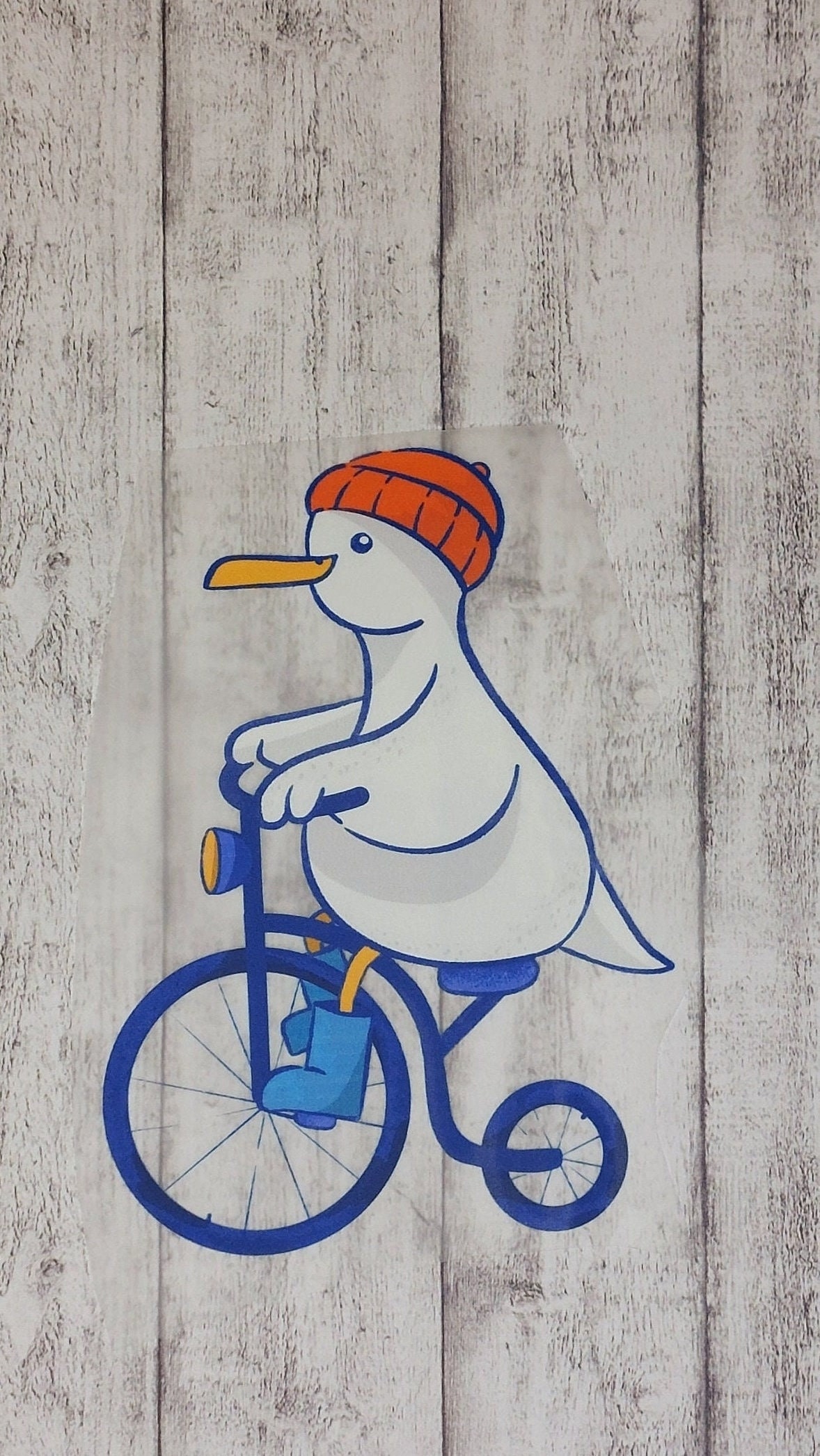 Bügelbild "Möwe Mit Fahrrad" Bügelbild "Möwe Mit Fahrrad" von UnePetiteCoccinelle