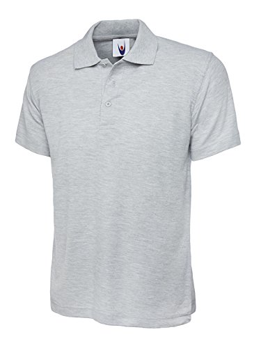 Active Poloshirt - Large, Grau Active Poloshirt - Large, Grau von Uneek clothing