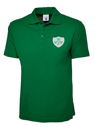 Irland Retro Design Poloshirt - Unisex - Farbe Kelly Green - XS bis 4XL, kelly green, M Irland Retro Design Poloshirt - Unisex - Farbe Kelly Green - XS bis 4XL, kelly green, M von Uneek clothing