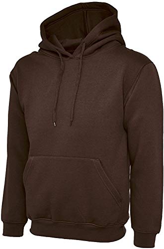 UC502 Uneek 300 gsm Klassische Mit kapuze Sweatshirt - Synthetisch, Braun, 50% polyester 50% baumwolle 50% baumwolle, XXXXL von Uneek clothing