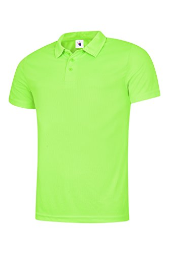 Uneek 140 gsm - Herren Ultra Cool Polo - Elektro-Grün, XL (54) von Uneek clothing