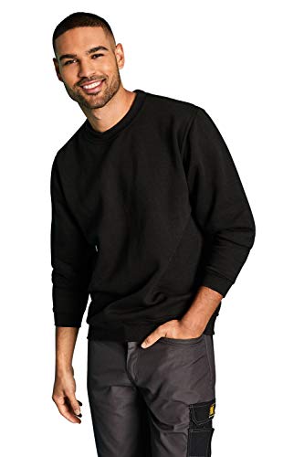 Uneek Klassisches Sweatshirt mit Rundhalsausschnitt, 300 g Gr. XL, schwarz von Uneek clothing